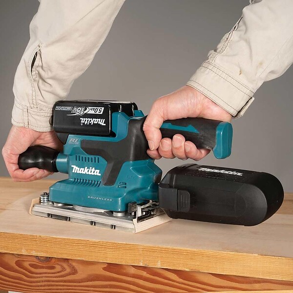 MAKITA - Ponceuse vibrante 2x5Ah 18V LXT ® MAKITA DBO382RTJ en MAKPAC - large