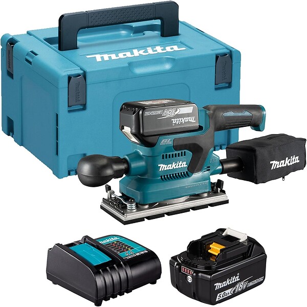 MAKITA - Ponceuse vibrante 2x5Ah 18V LXT ® MAKITA DBO382RTJ en MAKPAC - large