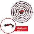 EINHELL - Scie universelle sans fil TE-AP 18/13 Li-Solo - 18V - course 13mm - bois 50mm - acier 4mm - LED - sans batterie/chargeur - vignette