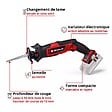 EINHELL - Scie universelle sans fil TE-AP 18/13 Li-Solo - 18V - course 13mm - bois 50mm - acier 4mm - LED - sans batterie/chargeur - vignette