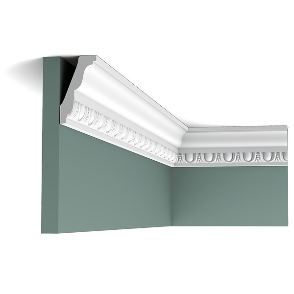 ORAC DECOR - C212 Corniche plafond Orac Decor - 7,5x4,5x200cm (h x p x L) - moulure décorative polyuréthane Carton complet - large