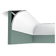 ORAC DECOR - C991 Corniche pour éclairage indirect et cache tringle à rideau Orac Decor - 11x14x200cm (h x p x L) - moulure décorative polyuréthane Carton complet - vignette