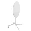 OVIALA - Ensemble table de jardin et 2 fauteuils en métal blanc - Palavas - vignette