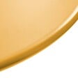 OVIALA - Ensemble table de jardin et 2 fauteuils en métal jaune - Palavas - vignette