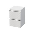 SWISS AQUA TECHNOLOGIES - Meuble de salle de bain suspendu avec décor 3D, SAT Cube Way, 32,5x51x33 cm blanc mat (CUBE3DN322ZBP) - vignette