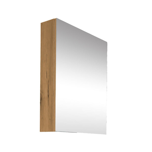 SWISS AQUA TECHNOLOGIES - Armoire de toilette avec miroir 60 x 75 cm, décor chêne, SAT B-Way (BWAY60CABOAK) - large