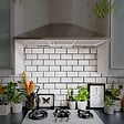 CIARRA - Ciarra hotte de cuisine décorative 90cm hotte aspirante murale 370m3h 3 vitesses Classe A évacuation ou recyclage filtre charbon NON INCLUS - vignette