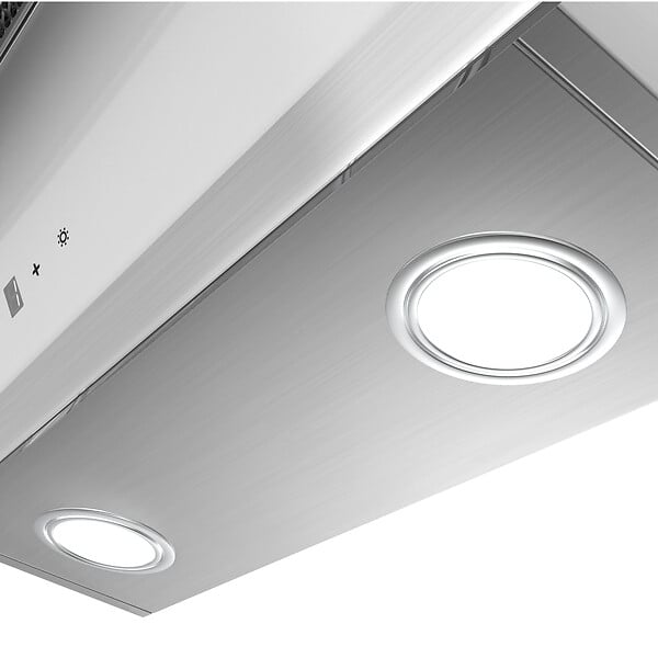 CIARRA - Ciarra hotte de cuisine inclinée 60cm hotte aspirante murale 650m3h 4 vitesses évacuation ou recyclage filtre charbon NON INCLUS - large