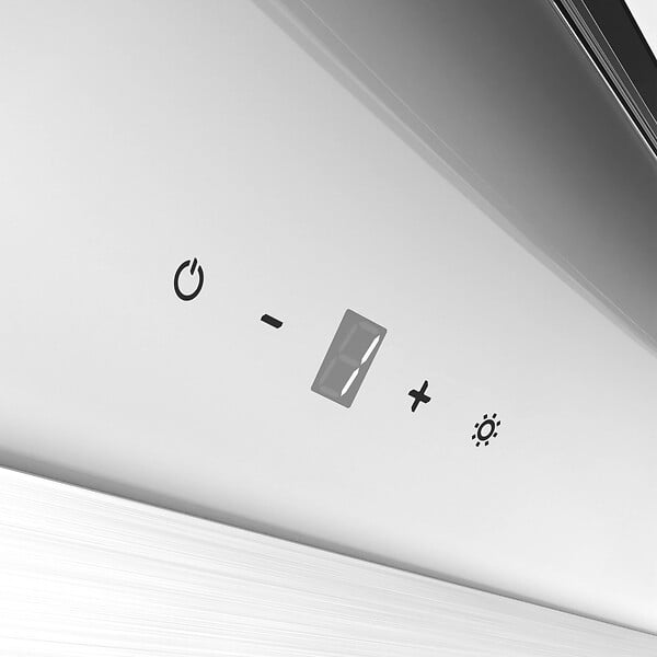 CIARRA - Ciarra hotte de cuisine inclinée 60cm hotte aspirante murale 650m3h 4 vitesses évacuation ou recyclage filtre charbon NON INCLUS - large