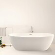 STANO - Baignoire îlot design ovale DENVER blanche 150 cm - vignette