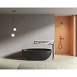 STANO - Baignoire îlot design ovale FLORIDA noir mat 165 cm - vignette