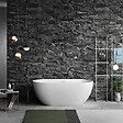 STANO - Baignoire îlot design ovale LISBON blanche 150 cm Mat - vignette