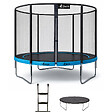 KANGUI - Trampoline Ø 300cm + filet de sécurité + échelle + bâche - PUNCHI 300 Bleu - vignette