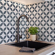 RO'MA NATURE - Carrelage effet Carreau ciment Axerio Bleu 22,3x22,3x0,9 cm Novera - Sol et mur intérieur (vendu par carton de 0,65 m²) - vignette