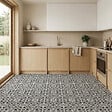 RO'MA NATURE - Carrelage effet Carreau ciment Lurelia Noir 22,3x22,3x0,9 cm Torilys - Sol et mur intérieur (vendu par carton de 0,65 m²) - vignette