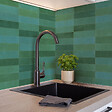 RO'MA NATURE - Carrelage effet Zellige Vert 20x6,5x0,85 cm Mat Serinor - Mur intérieur (vendu par carton de 0,5 m²) - vignette