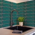 RO'MA NATURE - Carrelage effet Zellige Vert 30x7,5x0,82 cm Salerno - Mur intérieur (vendu par carton de 0,5 m²) - vignette