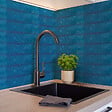 RO'MA NATURE - Carrelage effet Zellige Bleu 30x7,5x0,82 cm Salerno - Mur intérieur (vendu par carton de 0,5 m²) - vignette