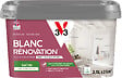 V33 PEINTURE - Peinture murale monocouche - Blanc Rénovation Satin - 2,5L - vignette