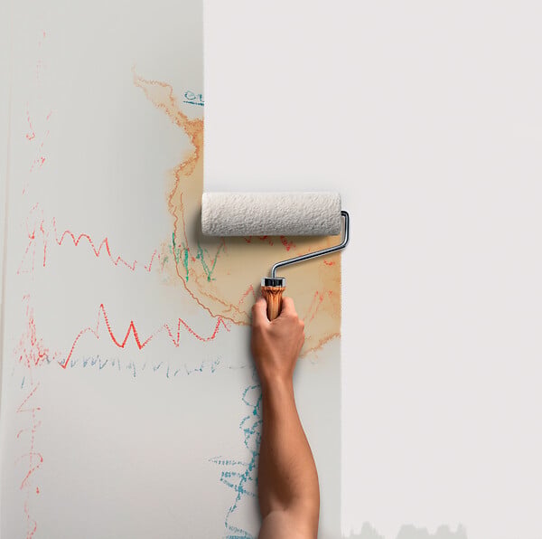 V33 PEINTURE - Peinture mur et plafond - Plioway - Rénovation - Blanc - 2,5L - large