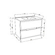 KIAMAMI VALENTINA - Meuble De Salle De Bain Tiroirs Blanc Mat, Côtés En Bois Chêne Gris | Magnolia - vignette