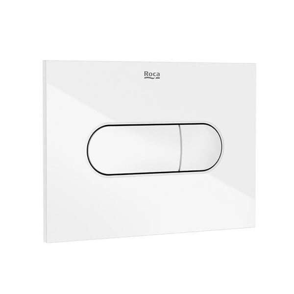 ROCA - Bâti-support WC suspendu, installation sur cloison légère, hauteur 112 cm, chasse 2/4-6 L + plaque blanche (ROW01-FR) - large