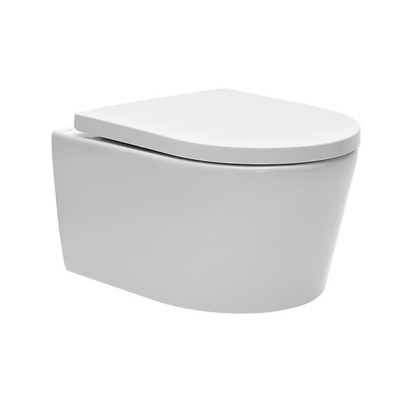 GEBERIT - Pack WC Bati-support Geberit UP720 extra-plat + WC sans bride SAT + Abattant softclose + Plaque chrome brillant (SLIM-SATrimless - large
