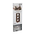5 FIVE SIMPLY SMART - Meuble Étagère 3 cases de rangement effet bois foncé style Industriel H 100.5 cm - vignette