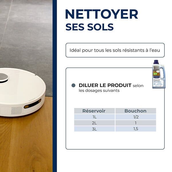 STARWAX - Nettoyant sol spécial robot - large