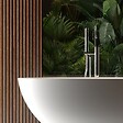 STANO - Baignoire îlot design en solid surface ovale MALMO 165 cm - vignette