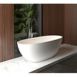 STANO - Baignoire îlot design en solid surface ovale MALMO 165 cm - vignette