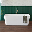 SANYCCES - Baignoire îlot design en sanydur rectangulaire RUST 150 cm - vignette