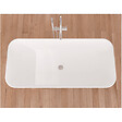 SANYCCES - Baignoire îlot design en sanydur rectangulaire RUST 150 cm - vignette