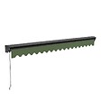 OVIALA - Store banne semi-intégral 3x2,5m en aluminium vert cactus - Paimpol - vignette