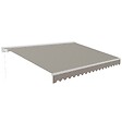 OVIALA - Store banne semi-intégral 2,5 x 2 m en aluminium beige - Brehat - vignette