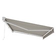 OVIALA - Store banne semi-intégral 2,5 x 2 m en aluminium beige - Brehat - vignette