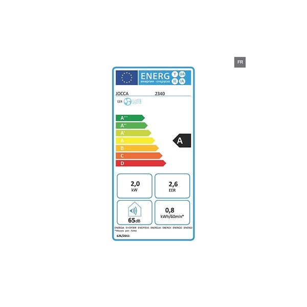 JOCCA - Climatiseur mobile 7000Btu/h 2.05kW Refroidisseur d'air Minuterie 24h 4 roulettes Déshumidificateur Ventilateur Air frais Jocca - large