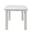 OVIALA - Table de jardin structure en aluminium 6 personnes L150x90cm beige - Nocera - vignette