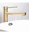 LUXURYBAIN - LuxuryBain, Robinet, mitigeur réhaussé de lavabo design doré pour salle de bain - vignette