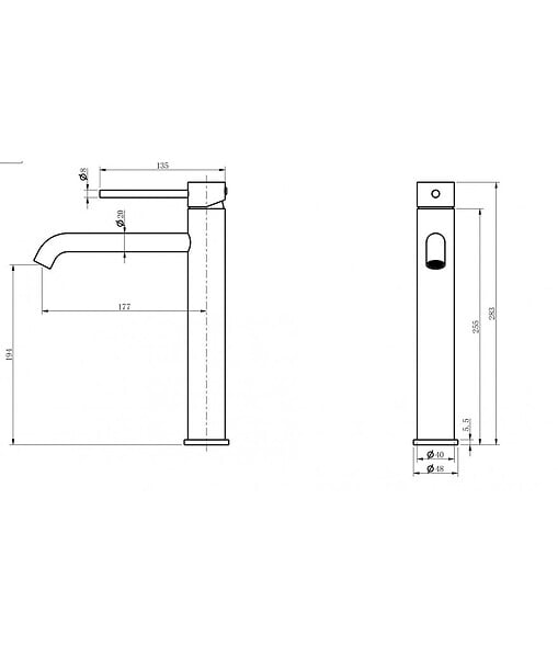 LUXURYBAIN - LuxuryBain, Robinet, mitigeur de lavabo design doré pour salle de bain - large