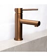 LUXURYBAIN - LuxuryBain, Robinet, mitigeur de lavabo design cuivré pour salle de bain - vignette