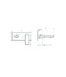 LUXURYBAIN - LuxuryBain, Robinet, mitigeur de lavabo encastré design noir mat pour salle de bain - vignette