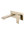 LUXURYBAIN - LuxuryBain, Robinet, mitigeur de lavabo encastré design doré pour salle de bain - vignette