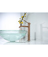 LUXURYBAIN - LuxuryBain, Robinet, mitigeur de lavabo encastré rond design noir mat pour sallle de bain - vignette