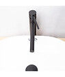 LUXURYBAIN - LuxuryBain, Robinet, mitigeur de lavabo réhaussé rond design noir mat pour salle de bain - vignette