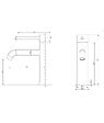 LUXURYBAIN - LuxuryBain, Robinet, mitigeur de lavabo design cuivré pour salle de bain - vignette