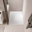 STANO - Receveur de douche 80 x 160 cm extra plat blanc PIATTO en SoliCast® surface ardoisée - vignette