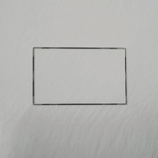 STANO - Receveur de douche 90 x 140 cm extra plat gris PIATTO en SoliCast® surface ardoisée - large