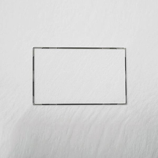 STANO - Receveur de douche 80x 130 cm extra plat blanc PIATTO en SoliCast® surface ardoisée - large