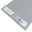 STANO - Receveur de douche 90 x 160 cm extra plat gris LUCIA en SoliCast® surface ardoisée - vignette